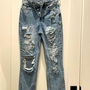 Vanilla Star 90s boyfriend distressed jeans